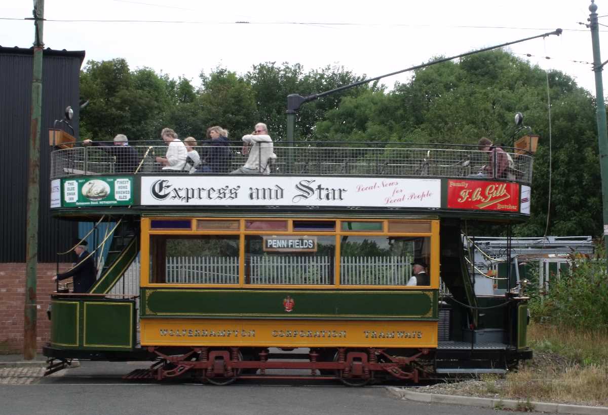 Trams at the Black Country Living Museum (August 2011)