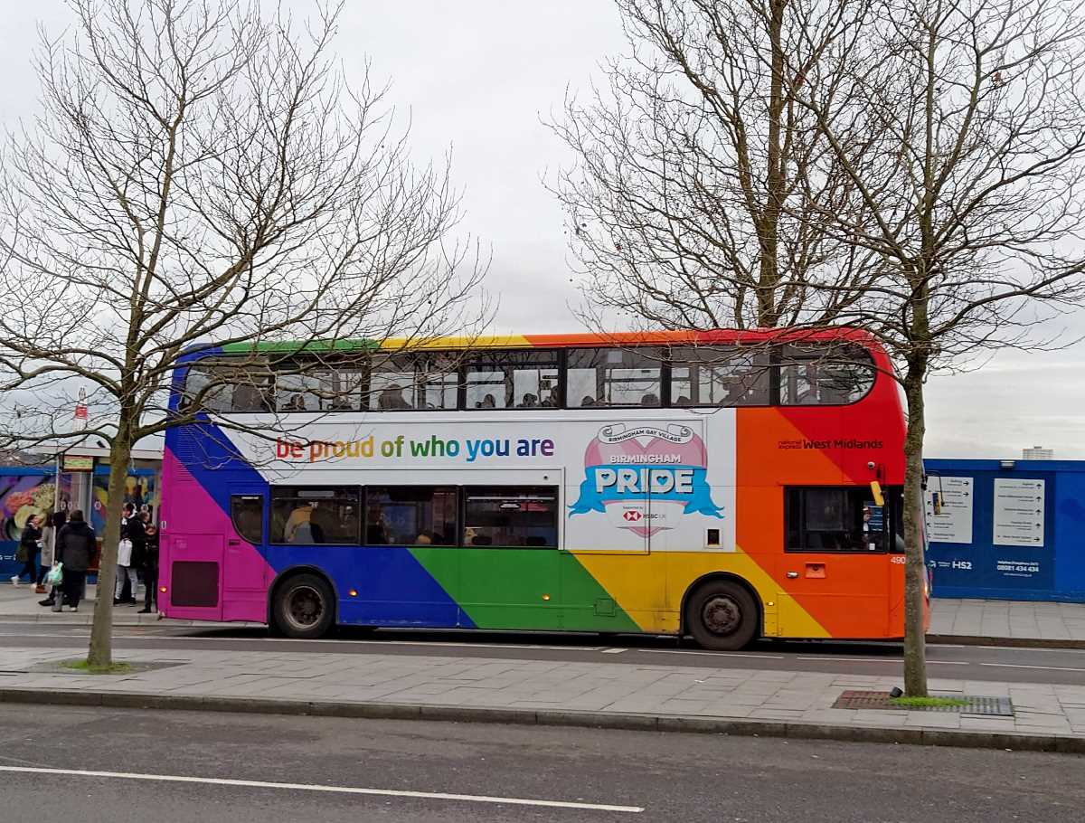 National Express West Midlands: Birmingham Pride buses