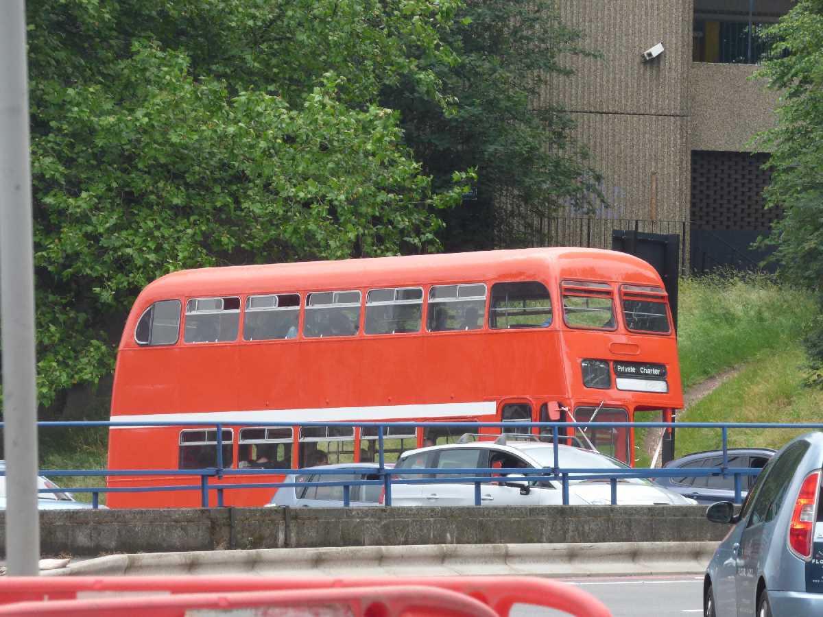 Midland Red Private Charter bus at Holloway Circus